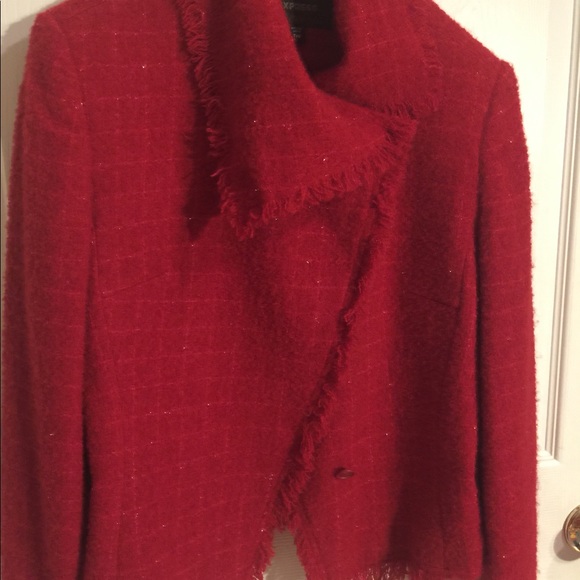 Express red tweed jacket - Picture 2 of 9